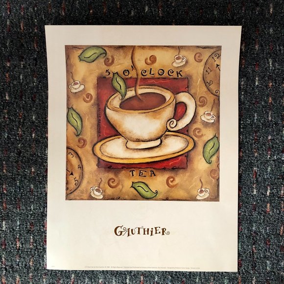 5 O'CLOCK TEA Print by Aline Gauthier - Picture 1 of 1